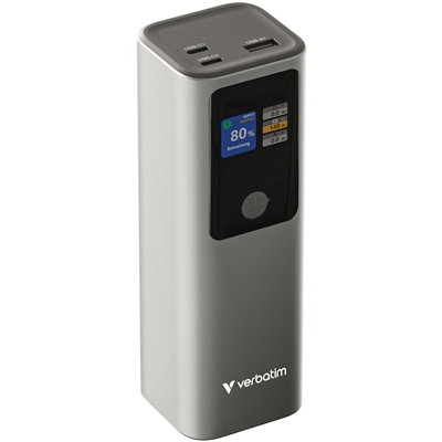 Verbatim (32269)  Charge 'n' Go Power Bank 27000mAh 187.5W Grey