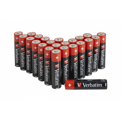 Verbatim(49505) AA Battery Alkaline 24 Pack (BOX)