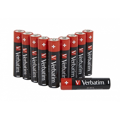 Verbatim (49874) AAA BATTERY ALKALINE 10 PACK