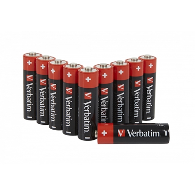 Verbatim (49875) AA BATTERY ALKALINE 10 PACK