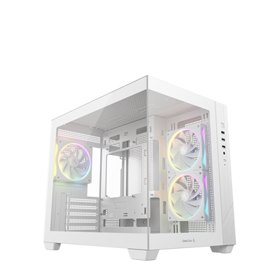 DeepCool CG330 3F ARGB Dual-Chamber Micro-ATX Tower Case