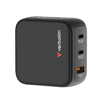 Verbatim (30238) MINI GAN CHARGER 65W WITH DISPLAY