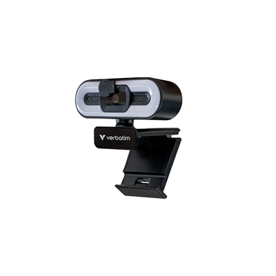 Verbatim (49579) AWC-02 Full HD 1080p Autofocus Webcam with Microphone and Light