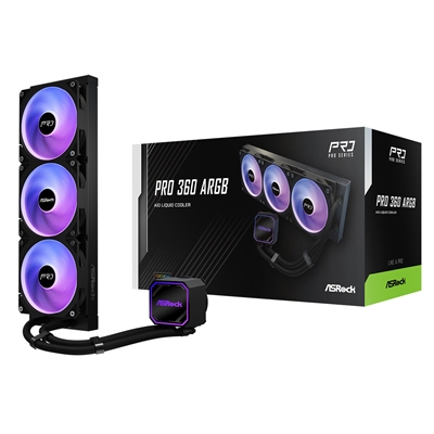 ASRock Pro 360 ARGB AIO Liquid CPU Cooler