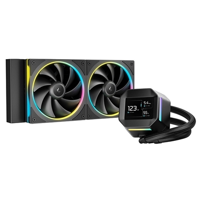 DeepCool LM240 Liquid CPU Cooler with 2.4" IPS Display