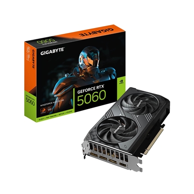 Gigabye NVIDIA GeForce RTX 5060 WINDFORCE MAX OC 8G GDDR7 Graphics Card