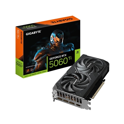 Gigabyte NVIDIA GeForce RTX 5060 Ti Windforce Max OC 8GB GDDR7 Graphics Card