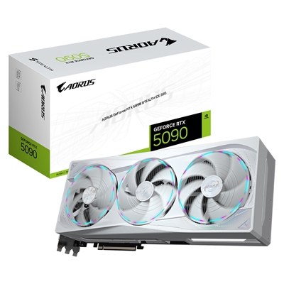 Gigabyte NVIDIA GeForce RTX 5090 AORUS STEALTH ICE 32G Graphics Card