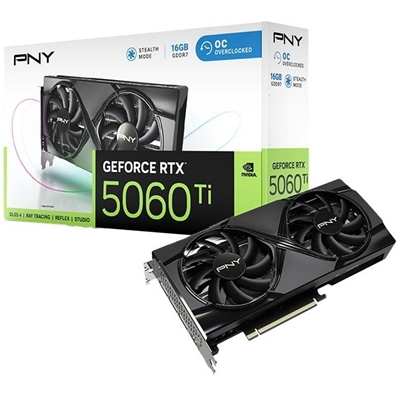 PNY NVIDIA GeForce RTX 5060 Ti DUAL OC 8GB GDDR7 Graphics Card