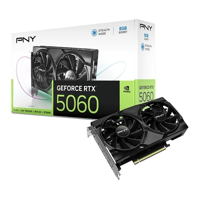 PNY NVIDIA GeForce RTX 5060 8GB GDDR7 Graphics Card