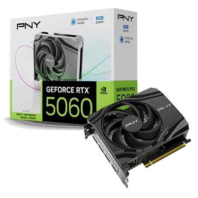 PNY NVIDIA GeForce RTX 5060 8GB GDDR7 Graphics Card