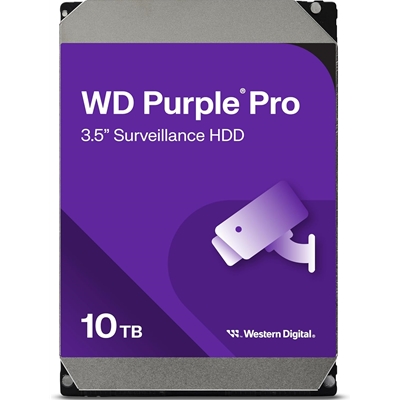 WD WD102PURP Purple Pro 10TB SATA Smart Video Hard Drive