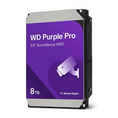 WD WD8002PURP Purple Pro 8TB SATA Surveillance Hard Drive