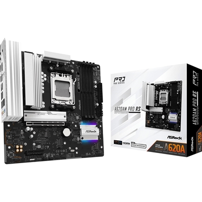 ASRock A620AM PRO RS AMD Socket AM5 Motherboard
