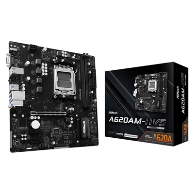 ASRock A620AM-HVS AMD AM5 Socket Motherboard