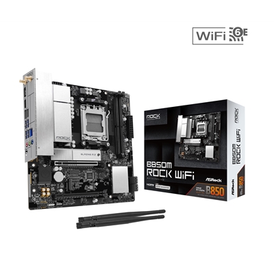 ASRock B850M Rock WiFi AMD AM5 Socket Motherboard