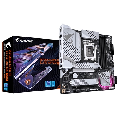 Gigabyte B760M AORUS ELITE WIFI6E GEN5 Intel 1700 Socket Motherboard