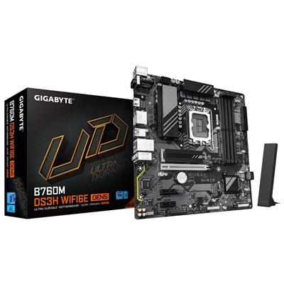Gigabyte B760M DS3H WIFI6E GEN5 Intel 1700 Socket Motherboard