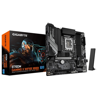 Gigabyte B760M GAMING X WIFI6E GEN 5 INTEL Socket Motherboard