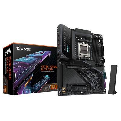 Gigabyte X870E AORUS ELITE X3D AMD AM5 Socket Motherboard