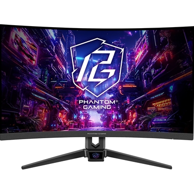 ASRock Phantom Gaming PG27FRS1A 27 Inch FHD (1920 x 1080) VA Curved (1500R) Gaming Monitor