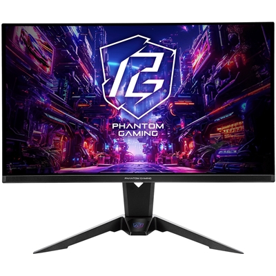 ASRock Phantom Gaming PGO27QFV 27 Inch QHD (2560 x 1440) Flat QD-OLED Gaming Monitor