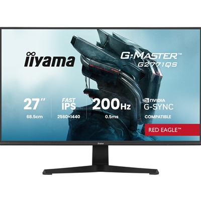 iiyama G-Master Red Eagle gaming monitor G2771QS-B1 27" Black