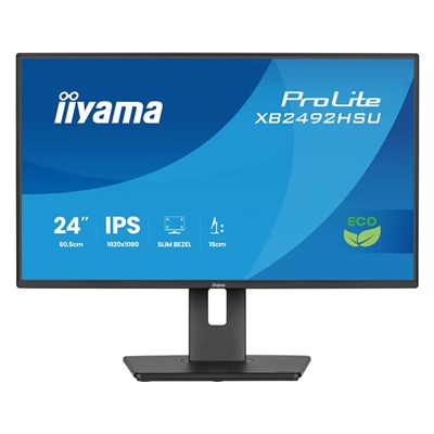 Iiyama ProLite 24-Inch 120Hz Full HD IPS Height Adjustable Monitor with Slim Bezel