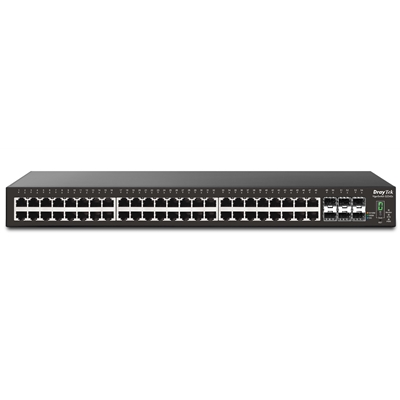 DrayTek VSG2542X-K 54-port Gigabit L2+ Managed switch with 48 RJ-45 LAN ports & 6 10GbE SFP+ ports