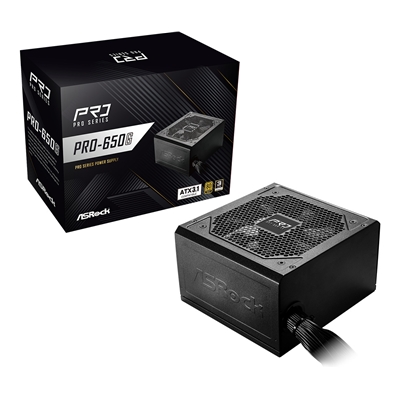 ASRock PRO-650G 650W ATX Power Supply Unit