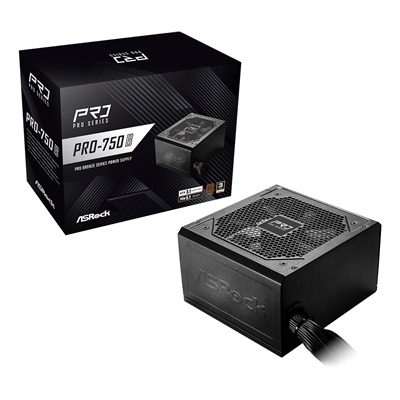 ASRock PRO-750B 750W ATX Power Supply Unit