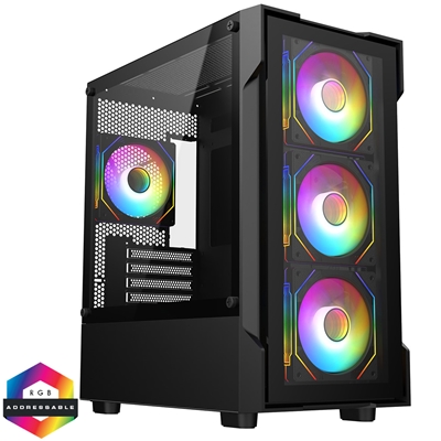 RGB Gaming Build - AMD Ryzen 5 5500 6 Core 12 Thread