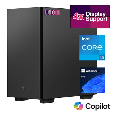 LOGIX Micro Tower - Designed for CCTV Use - Intel i5 Processor