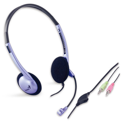 Genius HS-02B Lightweight Headset with Mic